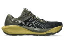 残りわずか アシックス (asics)GEL-TRABUCO 13 GTX ゲルトラブーコ メンズ (25aw) ブラック×グリーン 1011B978-003 ゴアテックス goretex【SALE】