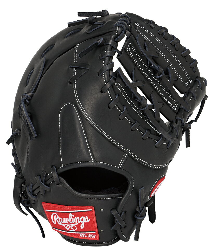 ローリングス (Rawlings) 野球 少年軟式グローブ グラブ HOH PRO EXCEL ELITE Wizard #02 プロエクセルエリートヴィザード 一塁手用 ファーストミット ジュニア (25aw) ブラック サイズ11.5 GJ5HW3MJW-B