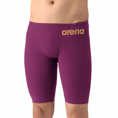 アリーナ (arena) 水泳 競泳水着 WA承認 フュージョンワンスパッツ レーシングスパッツ ハーフレッグ ボーイズ ジュニア布帛水着 (26ss) ピンクxゴールド 130-150 AS6SRC12B-PKGD【返品交換不可】