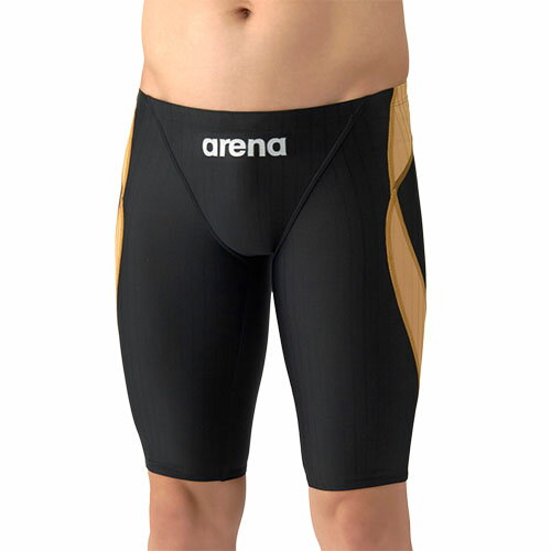 Rakuten - 【ネコポス対応可】アリーナ (arena) 水泳 競泳水着 WA承認 アクアレーシング レーシングスパッツ ハーフレッグ メンズ (26ss) ブラックxゴールド S-L AS6SRC54M-BKGD【返品交換不可】