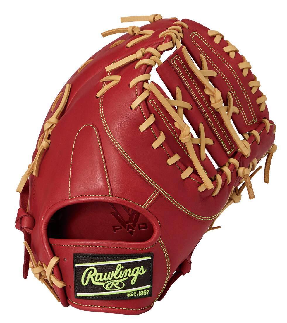 First Baseman - ローリングス (Rawlings) 一般野球 軟式用グローブ グラブ HYPER TECH R2G ハイパーテック 一塁手用 ファーストミット (26ss) ワイン サイズ11.75 GR6HTM535-WIN