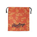 ローリングス (Rawlings) 野球 GLACIER SPIKE グラブ袋 巾着 収納 バック (23aw) パンプキン 40×34.5cm EAC13F05-PAN