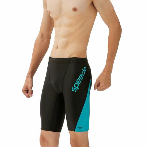 スピード (speedo) 練習水着 フィットネス用 コンフォートラップジャマー メンズ (23ss) アクアリウム 膝上 スパッツ SF62301-AQ 箱なし 返品交換不可【SS2403】