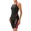 スピード (speedo) 水泳 プール レディース フィットネス水着 コンフォートラップニースキン (23ss) ワイルドチェリー SFW12301-WY 箱なし 返品交換不可
