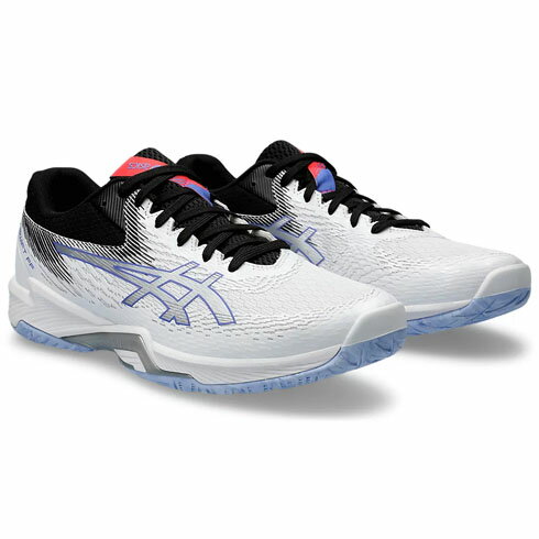 アシックス (asics) バレーボール シューズ V-SWIFT FF 4 スウィフト (24ss) ホワイト×ピュアシルバー ワイド 1053A067-100