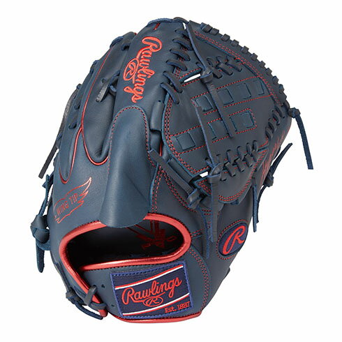 ローリングス (Rawlings) 野球 軟式グラブ グローブ HYPER TECH COLOR SYNC ハイパーテックカラー 投手用 ピッチャー (24ss) ネイビー サイズ11.75 GR4HTCA15W-N