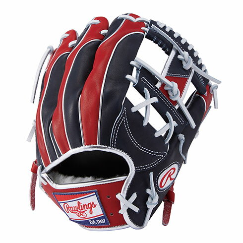 ローリングス (Rawlings) 野球 軟式グラブ グローブ HOH PRO EXCEL Wizard 02 COLORS プロエクセルヴィザード カラーズ 内野手 ネイビー 11.25 GR4HW2CN52MG-NSC