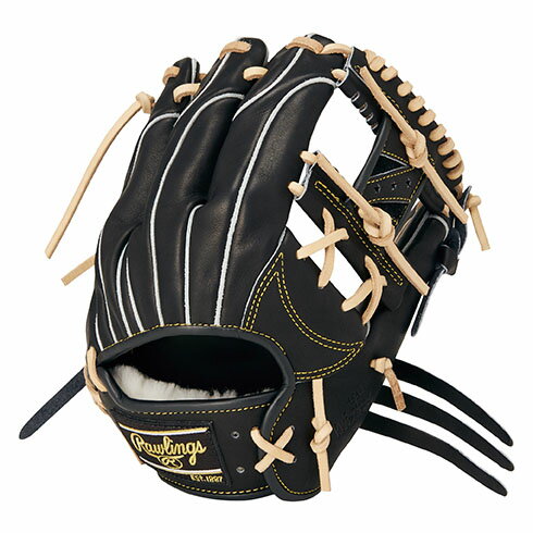 ローリングス (Rawlings) 野球 軟式グラブ グローブ HOH PRO EXCEL Wizard #02 プロエクセルヴィザード 内野手用 (24ss) ブラック サイズ11.25 GR4HW2N52MG-B