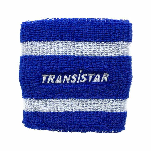トランジスタ (TRANSISTAR) リストバンド2LINE ブルー 8cm×8cm HB23SE11-BLUE