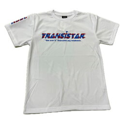 トランジスタ（TRANSISTAR）ハンドボールウエア プラシャツ プラクティスシャツ 半袖ドライTシャツ「Smash」ホワイト×ブルー HB24TS03-WHTBLE