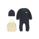 ザ ノースフェイス (The North Face) ベビー ロンパース 帽子 袋 3点セット B L/S Cradle Cotton Rompers Set ...