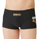 アリーナ (arena) メンズ練習用水着 タフスーツ トレーニングスパッツ ショートレッグ ブラック×ゴールド SAR4104-BKGD 箱なし 返品交換不可...