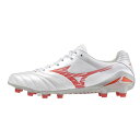 ミズノ (MIZUNO) サッカー スパイク モナルシーダNEO III ELITE ユニセックス (24ss) ホワイトパール×レッド 2E相当 P1GA24...