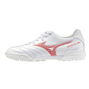 ミズノ (MIZUNO) サッカー トレーニングシューズ トレシュー モナルシーダNEO III SW AS ユニセックス (24ss) ホワイト×レッド 4E相当 P1GD242460(4)