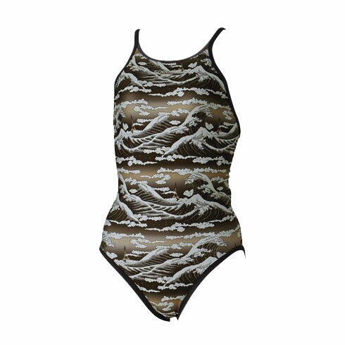 スピード (SPEEDO) 水泳 競泳練習用水着 ジャパリスヴァーグターンズスーツ レディース (24ss) チャコール STW02420-CH 店頭展示品 箱なし 返品不可