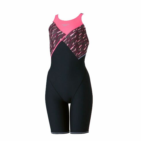 スピード (Speedo) レディース競泳 練習用水着 ブーンフローターンズニースキン (24ss) ピンク×ピンク STW12405-PP 箱なし 返品交換不可