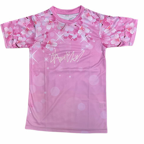 山田パンクロック 半袖Tシャツ ランニングウェア パンクロックアーティスト ピンク 桜 YMPR-2401