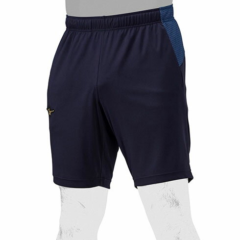 ミズノ (MIZUNO) 野球 ウエア ミズノプロ ハーフパンツ ユニセックス (24ss) ネイビーピオニー 12JDBP8612