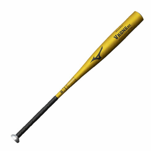 ミズノ (MIZUNO) 野球 一般硬式バット 新基準対応 グローバルエリート VコングEC 金属バット ミドルバランス (24ss) ゴールド 84cm/900g 1CJMH12984-50