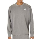 アシックス (asics) トレーニングアパレル 長袖 スウェットクルートップ メンズ グレー 2033B391-022(4)