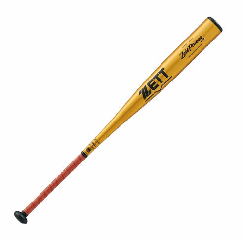 ゼット (ZETT) 野球 一般硬式バット 金属バット ZETTPOWER GB ゼットパワー ゴールド 84cm 900g ミドルニアバランス BAT10384C-8200