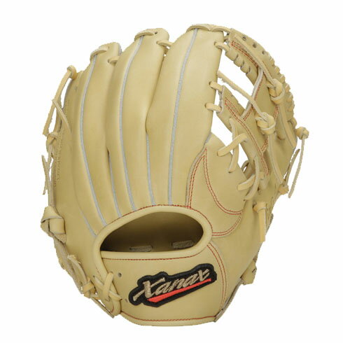 ザナックス (xanax) 野球 少年軟式グローブ ウィングエアー オールラウンド用 ジュニア (24aw) クリームブラウン サイズM BJG24AM1W-C94