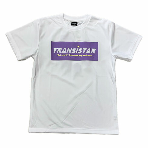 トランジスタ (TRANSISTAR) ハンドボール プラクティスシャツ プラシャツ 半袖ドライTシャツ「Avalanche」ホワイト×パープル HB24TS07-WHTPUP