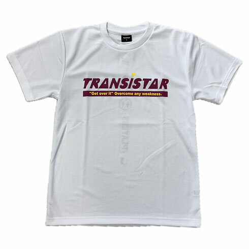 トランジスタ (TRANSISTAR) ハンドボール プラクティスシャツ プラシャツ 半袖ドライTシャツ「Fanatic」ホワイト×パープル HB24TS08-WHTPUP