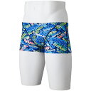 【決算特別価格】ミズノ (MIZUNO) 競泳 練習水着 トレーニング ショートスパッツ メンズ (24aw) ブルー N2MBB58527 店頭展示品 箱なし...