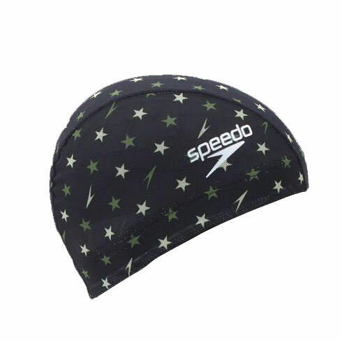 スピード (SPEEDO) 水泳用帽子 スイムキャップ スターメッシュキャップ (24aw) カントリーグリーン SE12408-CG