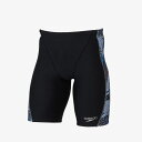 スピード (SPEEDO) 水泳 競泳 練習用水着 パッチワークスキンターンズジャマー メンズ (24aw) グリーン×プラム ST62451-GP 店頭展示品...