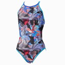 スピード (SPEEDO) 競泳 練習用水着 モナターンズスーツ レディース (24aw) ブルー×レッド STW02452-BR 店頭展示品 箱なし 返品交換...