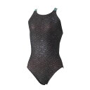 スピード (SPEEDO) 競泳 練習用水着 デニムターンズスーツ レディース (24aw) ブラック STW02456-K 店頭展示品 箱なし 返品交換不可