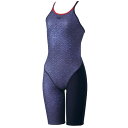 スピード (SPEEDO) 競泳 練習用水着 デニムターンズニースキン レディース (24aw) インディゴ STW12456-ID 店頭展示品 箱なし 返品交換不可(4)