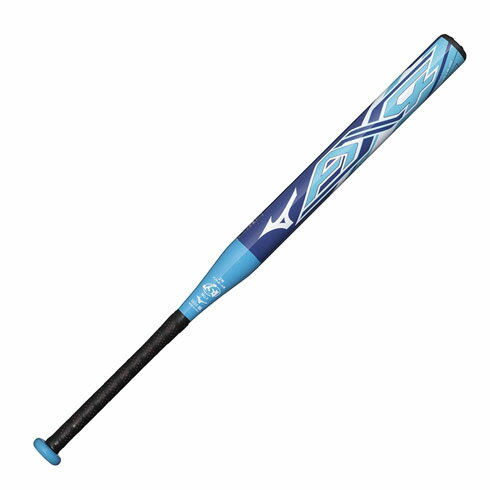 ミズノ (MIZUNO) 一般ソフトボール バット ミズノプロ AX4 1号 2号 ゴムボール用 FRP (24aw) Dブルー×スカイブルー 80cm/600g ミドルバランス 1CJFS62680-2921【KS】