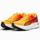 プーマ (PUMA) ランニングシューズ マラソン ディヴィエイト ニトロ 3 メンズ (24aw) オレンジ×ホワイト 31047401 310474-01