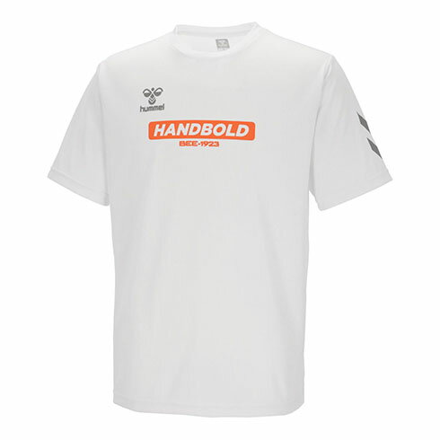 ヒュンメル (hummel) ハンドボール プラシャツ HB BASIC 半袖Tシャツ (24aw) ホワイト 吸汗速乾 HAP1207-10 ヒュンメル (hummel) ハンドボール プラシャツ HB BASIC 半袖Tシャツ (24aw) ホワイト 吸汗速乾 HAP1207-10