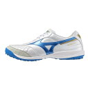 ミズノ (MIZUNO) フットサルシューズ ターフシューズ モレリア SALA JAPAN TF (24aw) ホワイト×ブルー 2E相当 Q1GB24112...