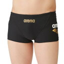 アリーナ (arena) 水泳 競泳 練習用水着 トレーニングスパッツ ボーイズ ジュニア (24aw) ブラック×ゴールド SAR4104J-BKGD 箱なし...