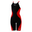 スピード (Speedo) 競泳用水着 布帛水着 プロハイブリッド2 オープンバックニースキン ジュニア (25ss) レッド 150 SCG12201F-RK 店頭展示品 返品交換不可(4)
