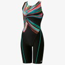 スピード (Speedo) フィットネス水着 オブシディアンルースンニースキン レディース (25ss) グリーン M-L SFW12502-GR 店頭展示品 箱なし 返品交換不可(4)