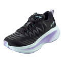 ヨネックス (YONEX) ランニングシューズ カーボンクルーズXR レディース (24aw) ブラック×パープル SHRXR1L-537