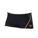 スピード (Speedo) 競泳 練習用水着 プッシュアップターンズボックス ジュニア (25ss) グリーン×オレンジ 130-140 STB52301-GO 店頭展示品 箱なし 返品交換不可(4)