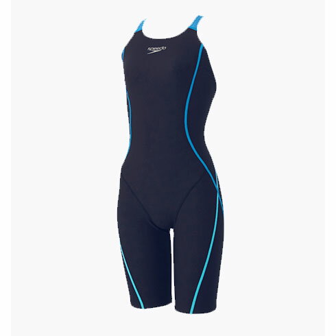 スピード (SPEEDO) 競泳 練習用水着 プッシュアップターンズニースキン レディース (24aw) ターコイズ STW12301-TQ 店頭展示品 箱なし 返品交換不可