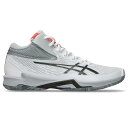 アシックス (asics) バレーボール シューズ V-SWIFT FF MT 4 スウィフト ユニセックス (25ss) ホワイト×ガンメタル 1053A06...