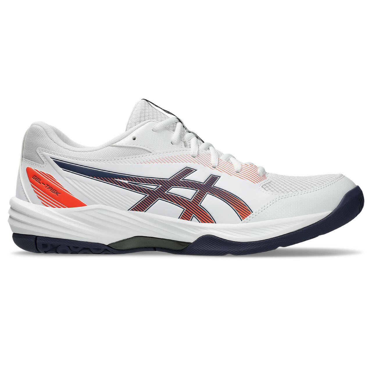 アシックス (asics) ハンドボール インドアシューズ GEL-TASK 4 ゲルタスク メンズ (25ss) ホワイト×インディゴ スタンダードラスト 1071A103-101