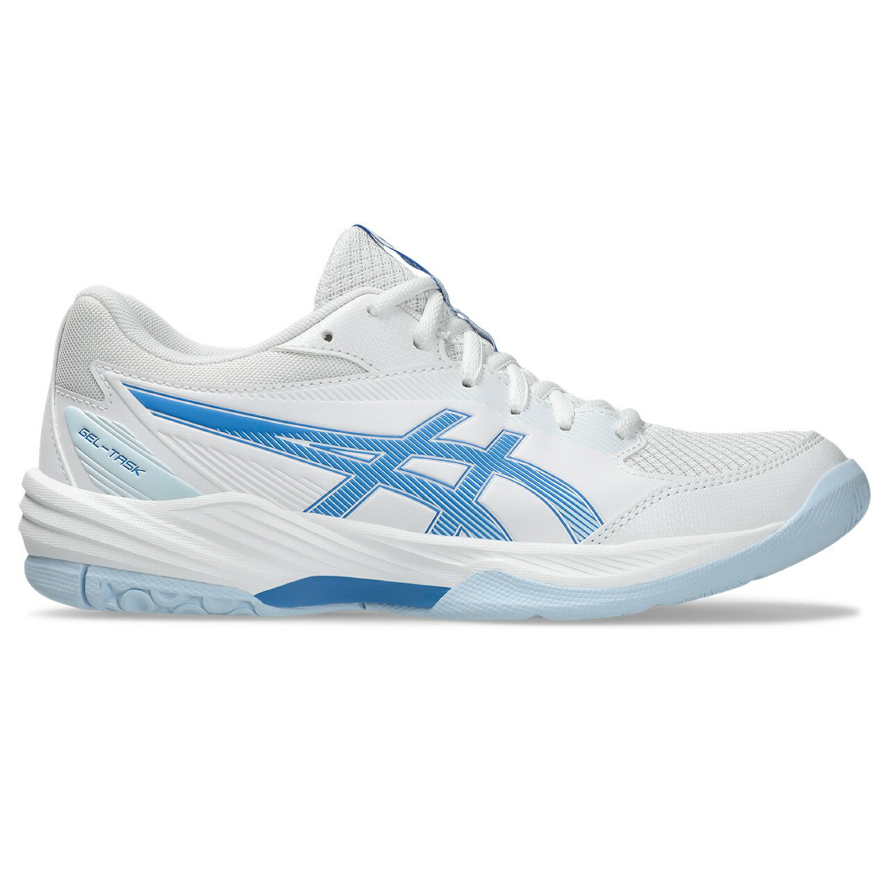 アシックス (asics) ハンドボール インドアシューズ GEL-TASK 4 ゲルタスク レディース (25ss) ホワイト×ブルー スタンダードラスト 1072A106-102