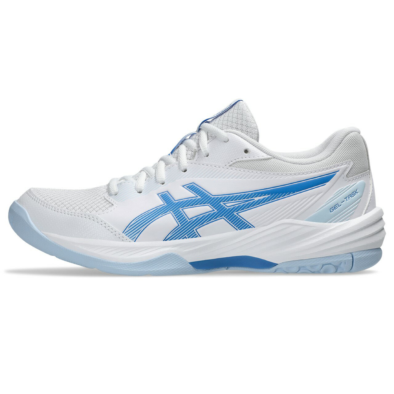 アシックス (asics) ハンドボール インドアシューズ GEL-TASK 4 ゲルタスク レディース (25ss) ホワイト×ブルー スタンダードラスト 1072A106-102