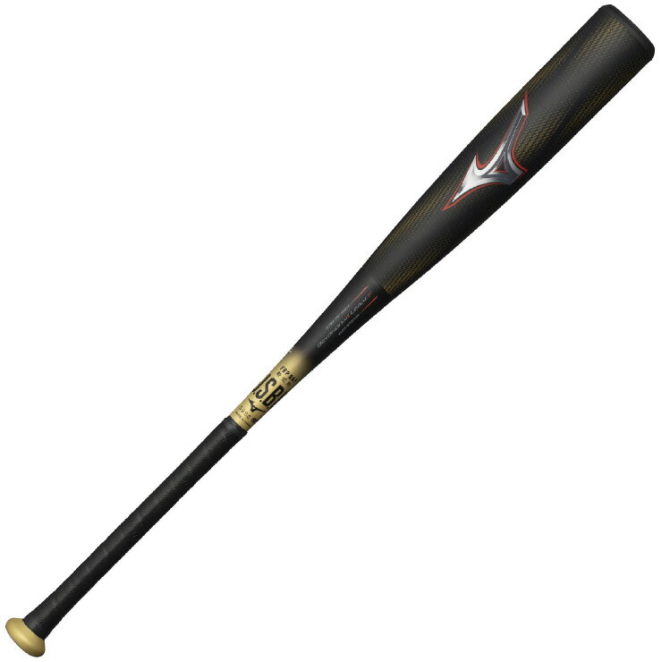 ミズノ (MIZUNO) 一般野球 軟式用バット BEYOND MAX ビヨンドマックスレガシー FRP製バット (25ss) ブラック×レッド 83cm/720g ミドルバランス 1CJBR19983-0962