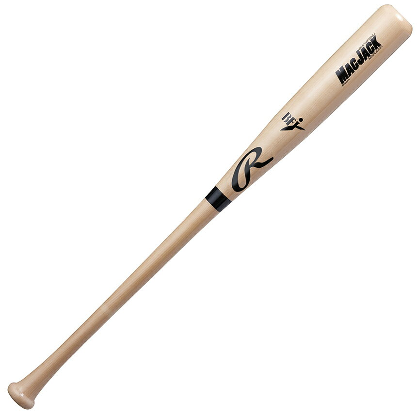 ローリングス (Rawlings) 野球 一般硬式バット MAC JACK ハードメイプル 中国製 (25ss) ナチュラルブラック 84cm 880g BHW4FRMJ-NATB